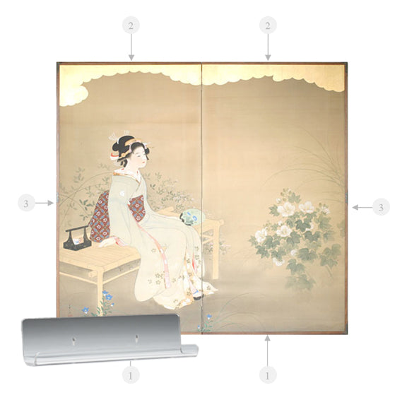 2-Panel Screen Hanger Kit
