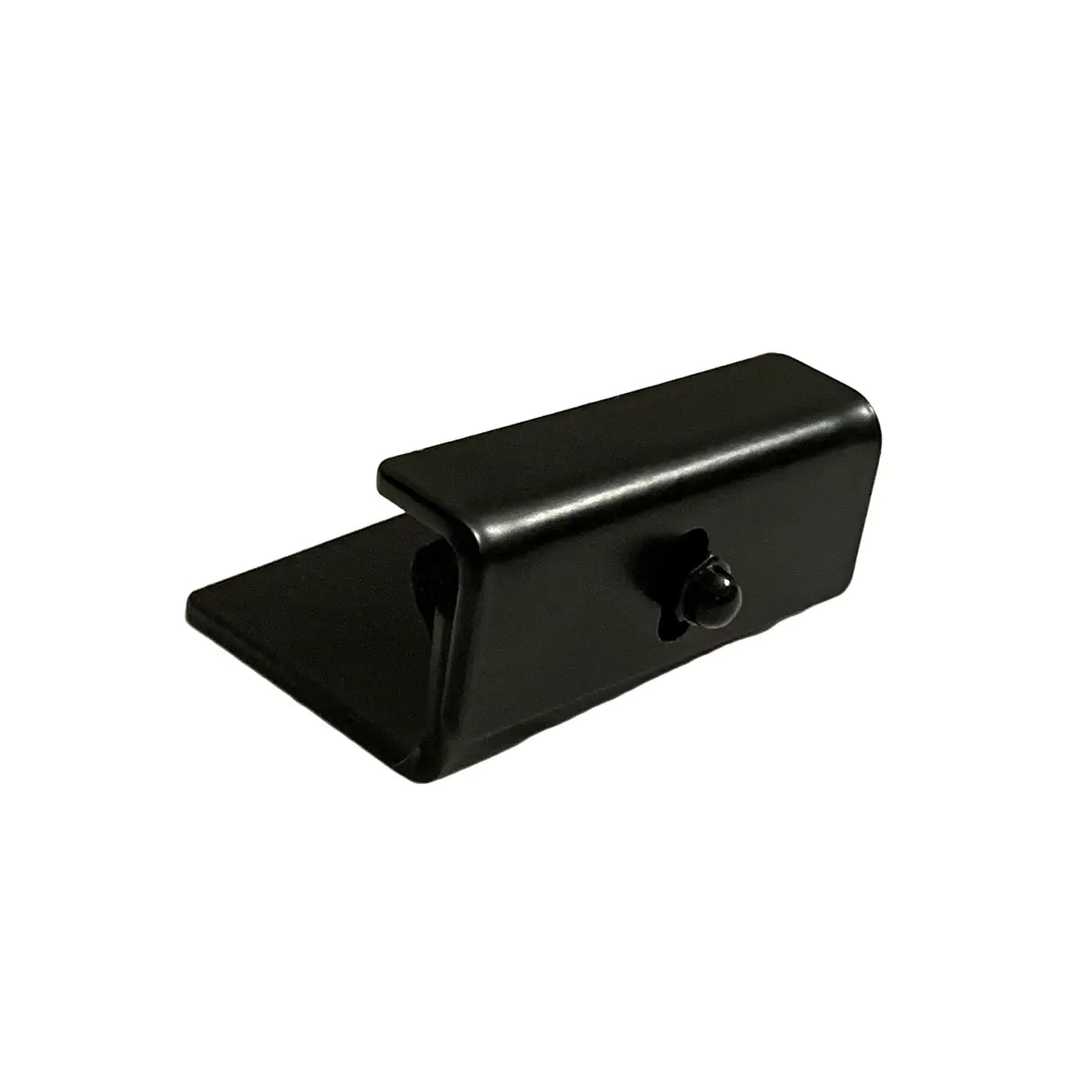 The outer edge of the adjustable bracket features a fastening nut to fix the channel depth.